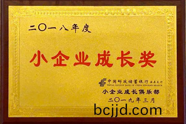 小企(qi)業成長(zhang)獎